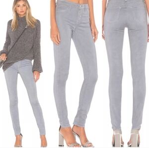 NWT Women's J Brand For Theory Mid-Rise Super Skinny Luxe Sateen 485 Vapor Pants